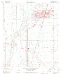 Brawley California Historical topographic map, 1:24000 scale, 7.5 X 7.5 Minute, Year 1957
