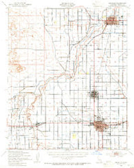 Brawley California Historical topographic map, 1:62500 scale, 15 X 15 Minute, Year 1940