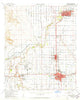 Brawley California Historical topographic map, 1:62500 scale, 15 X 15 Minute, Year 1957