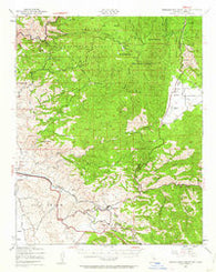 Breckenridge Mtn California Historical topographic map, 1:62500 scale, 15 X 15 Minute, Year 1943
