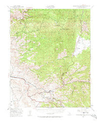 Breckenridge Mtn California Historical topographic map, 1:62500 scale, 15 X 15 Minute, Year 1943