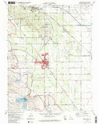 Brentwood California Historical topographic map, 1:24000 scale, 7.5 X 7.5 Minute, Year 1978
