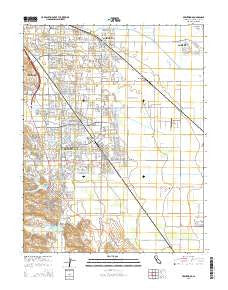 Brentwood California Current topographic map, 1:24000 scale, 7.5 X 7.5 Minute, Year 2015