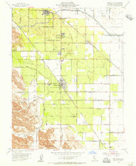 Brentwood California Historical topographic map, 1:24000 scale, 7.5 X 7.5 Minute, Year 1954