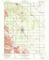 Brentwood California Historical topographic map, 1:24000 scale, 7.5 X 7.5 Minute, Year 1954