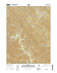 Briceland California Current topographic map, 1:24000 scale, 7.5 X 7.5 Minute, Year 2015