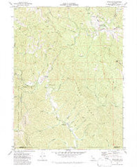 Briceland California Historical topographic map, 1:24000 scale, 7.5 X 7.5 Minute, Year 1969