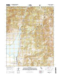 Bridgeport California Current topographic map, 1:24000 scale, 7.5 X 7.5 Minute, Year 2015