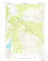 Bridgeport California Historical topographic map, 1:62500 scale, 15 X 15 Minute, Year 1958