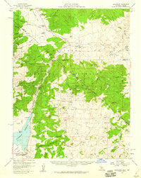 Bridgeport California Historical topographic map, 1:62500 scale, 15 X 15 Minute, Year 1958
