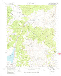 Bridgeport California Historical topographic map, 1:62500 scale, 15 X 15 Minute, Year 1958