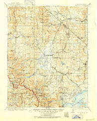 Bridgeport California Historical topographic map, 1:125000 scale, 30 X 30 Minute, Year 1911