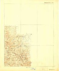 Bridgeport California Historical topographic map, 1:125000 scale, 30 X 30 Minute, Year 1911