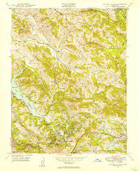 Briones Valley California Historical topographic map, 1:24000 scale, 7.5 X 7.5 Minute, Year 1947