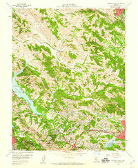 Briones Valley California Historical topographic map, 1:24000 scale, 7.5 X 7.5 Minute, Year 1959