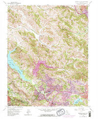 Briones Valley California Historical topographic map, 1:24000 scale, 7.5 X 7.5 Minute, Year 1959