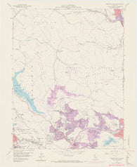 Briones Valley California Historical topographic map, 1:24000 scale, 7.5 X 7.5 Minute, Year 1959