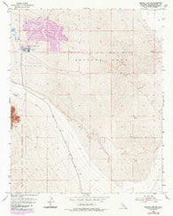 Bristol Lake NW California Historical topographic map, 1:24000 scale, 7.5 X 7.5 Minute, Year 1954