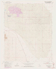 Bristol Lake NW California Historical topographic map, 1:24000 scale, 7.5 X 7.5 Minute, Year 1954