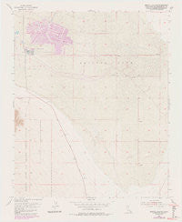 Bristol Lake NW California Historical topographic map, 1:24000 scale, 7.5 X 7.5 Minute, Year 1954