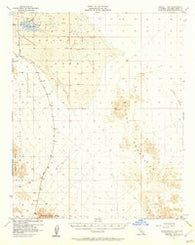 Bristol Lake California Historical topographic map, 1:62500 scale, 15 X 15 Minute, Year 1956