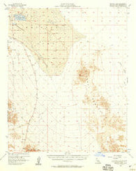 Bristol Lake California Historical topographic map, 1:62500 scale, 15 X 15 Minute, Year 1956