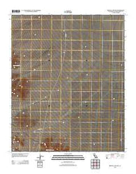 Bristol Lake SW California Historical topographic map, 1:24000 scale, 7.5 X 7.5 Minute, Year 2012