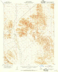 Broadwell Lake California Historical topographic map, 1:62500 scale, 15 X 15 Minute, Year 1955