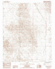 Broadwell Mesa California Historical topographic map, 1:24000 scale, 7.5 X 7.5 Minute, Year 1985