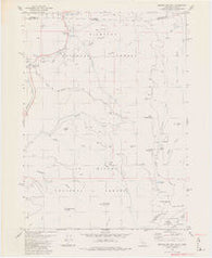 Broken Rib Mtn California Historical topographic map, 1:24000 scale, 7.5 X 7.5 Minute, Year 1982