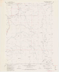 Broken Rib Mtn California Historical topographic map, 1:24000 scale, 7.5 X 7.5 Minute, Year 1982