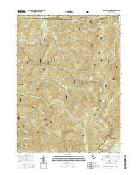 Broken Rib Mountain California Current topographic map, 1:24000 scale, 7.5 X 7.5 Minute, Year 2015
