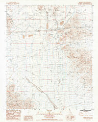 Brown Buttes California Historical topographic map, 1:24000 scale, 7.5 X 7.5 Minute, Year 1985