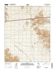 Brown Buttes California Current topographic map, 1:24000 scale, 7.5 X 7.5 Minute, Year 2015