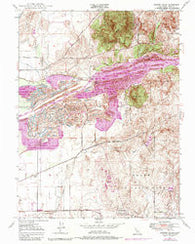 Browns Valley California Historical topographic map, 1:24000 scale, 7.5 X 7.5 Minute, Year 1947