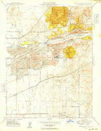 Browns Valley California Historical topographic map, 1:24000 scale, 7.5 X 7.5 Minute, Year 1949