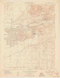 Browns Valley California Historical topographic map, 1:24000 scale, 7.5 X 7.5 Minute, Year 1949