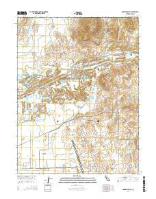 Browns Valley California Current topographic map, 1:24000 scale, 7.5 X 7.5 Minute, Year 2015