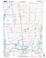 Bruceville California Historical topographic map, 1:24000 scale, 7.5 X 7.5 Minute, Year 1968
