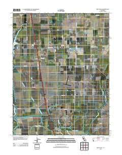 Bruceville California Historical topographic map, 1:24000 scale, 7.5 X 7.5 Minute, Year 2012