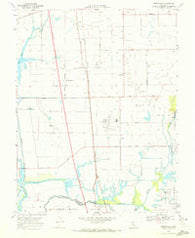 Bruceville California Historical topographic map, 1:24000 scale, 7.5 X 7.5 Minute, Year 1968