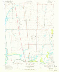 Bruceville California Historical topographic map, 1:24000 scale, 7.5 X 7.5 Minute, Year 1968