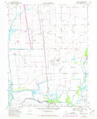 Bruceville California Historical topographic map, 1:24000 scale, 7.5 X 7.5 Minute, Year 1968