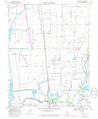 Bruceville California Historical topographic map, 1:24000 scale, 7.5 X 7.5 Minute, Year 1968
