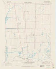 Bruceville California Historical topographic map, 1:24000 scale, 7.5 X 7.5 Minute, Year 1968