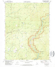 Brush Creek California Historical topographic map, 1:24000 scale, 7.5 X 7.5 Minute, Year 1970