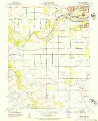 Brush Lake California Historical topographic map, 1:24000 scale, 7.5 X 7.5 Minute, Year 1953