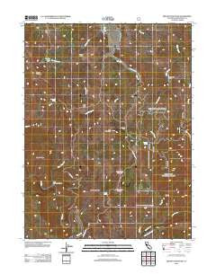 Brushy Mountain California Historical topographic map, 1:24000 scale, 7.5 X 7.5 Minute, Year 2012