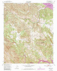 Bryson California Historical topographic map, 1:24000 scale, 7.5 X 7.5 Minute, Year 1949