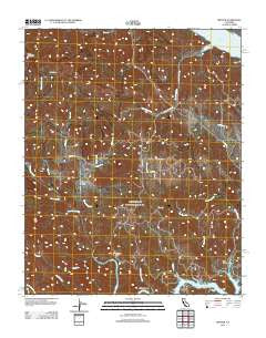 Bryson California Historical topographic map, 1:24000 scale, 7.5 X 7.5 Minute, Year 2012